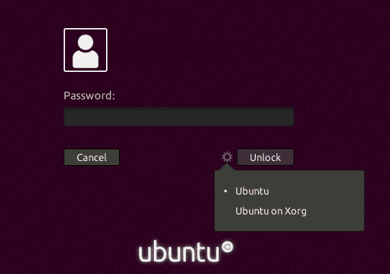 Switch to Ubuntu on Xorg login
